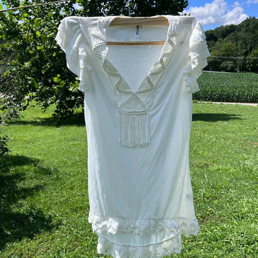 Mollorello small white dress